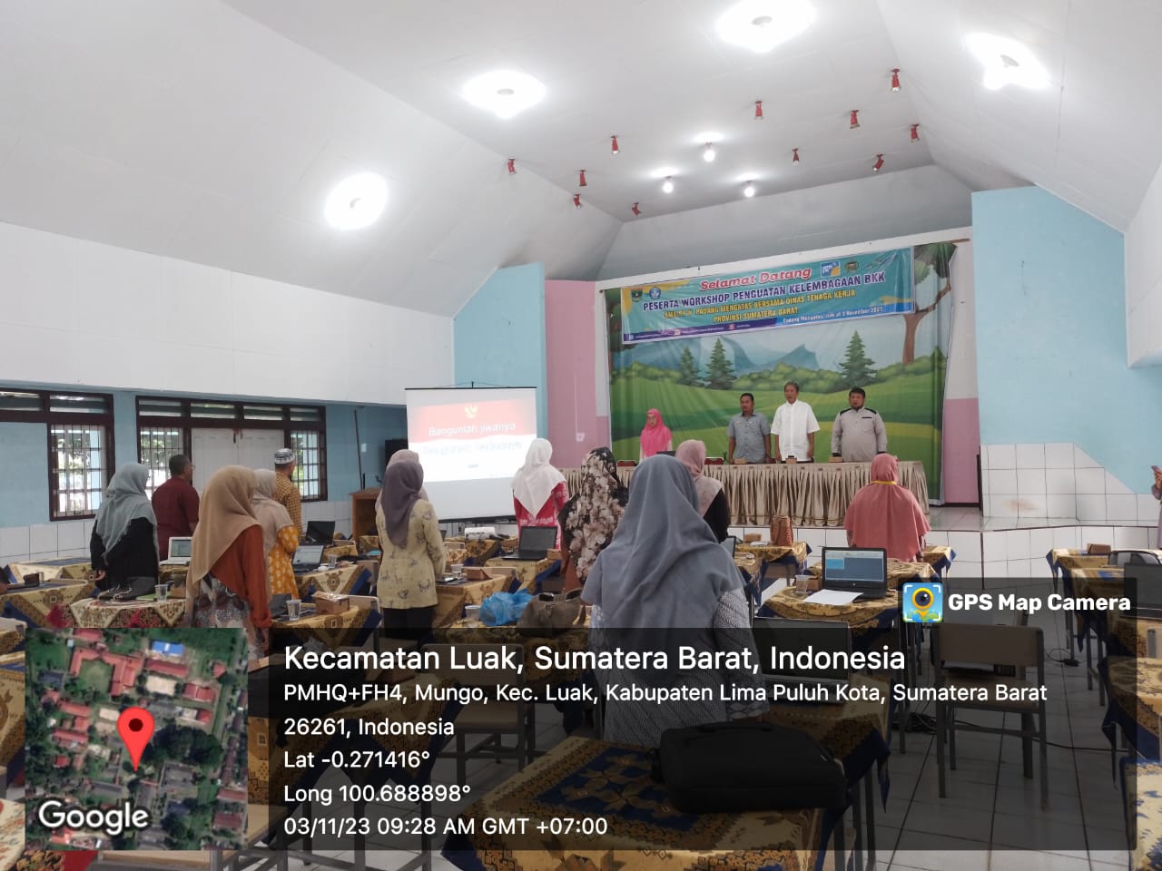 penguatan bkk bersama Disnaker prov Sumbar dalam rangka program SMK PK di SMK PP Negeri Padang Mengatas